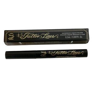 KVD Tattoo Liner Waterproof Liquid Eyeliner 0.2ml / .007 fl oz Trooper Black 10